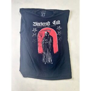 Blackcraft Cult Grim Reaper Muscle Tee Black Gothic Graphic Tank Top VI Mens XL